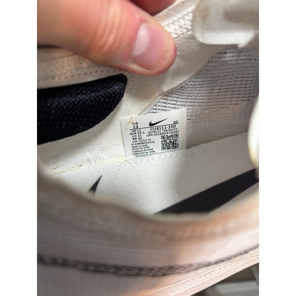 Nike ZoomX Vaporfly Next% 2 - White/ Sliver Grey 2021 (CU4123-100)  size 13 - Picture 4 of 6